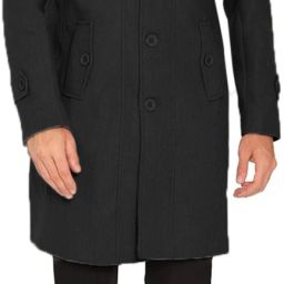 Wool Solid Coat For Men-image-50