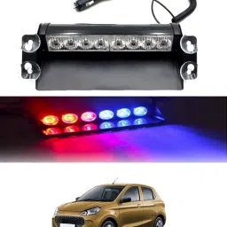 12V/8Led Red & Blue Dash Police Strobe Flash Warning Light For Car/SUV/Jeep-014 Car Fancy Lights-image-95
