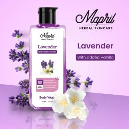 Lavender Vanilla Body Wash for Glowing Skin, Deep Cleansing & Whitening-image-48