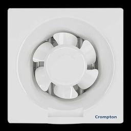 Crompton Brisk Air Plus 6 Inch 150mm Exhaust Fan (Auto Dust Protection Shutters, White)-picture-22