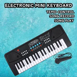(Piano Keyboard) Toy with 37 Key, Recording and Mic, Adapter for DC Power E372 (Piano Keyboard) Toy with 37 Key, Recording and Mic, Adapter for DC Power E372 Analog Portable Keyboard-5