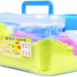 1 kg Moving Kinetic Universe Sand tub Play Set Beach Toy molds Kids-image-21