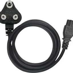 Shield plus Laptop Power Cord 3 Pin 1.5 m (Compatible with laptop, Black) Data Card-29