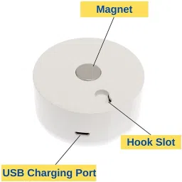 shoparam Motion Sensor Light for Home with USB Charging Wireless Self Adhesive LED Lights Smart Sensor Light image 4