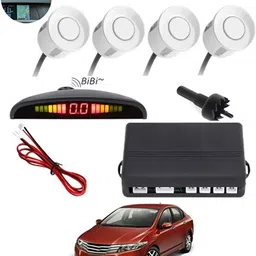peeps store Universal 4 White Reverse Parking Sensor-AP25N123 Universal 4 White Reverse Parking Sensor-AP25N123 Parking Sensor-picture-48