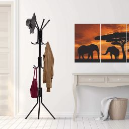 Steel Floor Cloth Dryer Stand Cloth Stand Coat Stand for Bedroom Wrought Iron Coat Rack Hanger Creative Fashion Bedroom for Hanging Clothes Shelves, Wrought Iron Racks Standing Coat Rack, Coat Stand, Coat Hanger Stand for Home, Cloth Dryer Stand Cloth Stand, Cloth Stand for Drying Clothes, Clothes, Cloth Stand for Room, Cloth Stand, Cloth Stand for Room, Cloth Stand for Baby , Cloth Stand for Home, Metal Cloth Stand, Coat Stand, Coat Hanger Stand, Coat Hanging Stand, Hat Stand, Coat Rack Hanger, Standing, Coat Hanger, Cloth Hanging Stand for Bedroom, Cloth Hanging Stand-image-6
