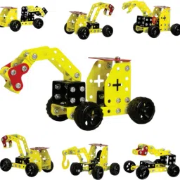 FUNDAMENTALS JCB MECHANICAL & EDUCATIONAL TOY,DIY CONSTRUCTION KIDS TOYS-18