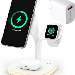 UNIGEN MAGTEC 500 23W MagSafe Charging Stand with Adapter for iPhones and Apple Watches Charging Pad-image-38