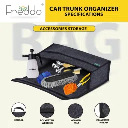freddo Car Trunk Organizer Rectangle Trunk Organizer image 3