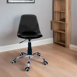 Study Stool With Chrome Base. Fabric Office Executive Chair-image-31