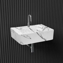 Wall Mount basin & tebal top basin Ceramic Wash Basin Glossy 712 (12x16x5 inch) Table Top Basin-image-6