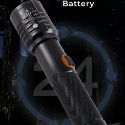Metal Body Light Long Range 2 in 1 Long Distance Up to 0.4 Km high power Torch-9