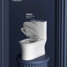 ASTA PREMIUM GRADE CERAMIC FLOOR MOUNT ONE PIECE Western Commode-image-38