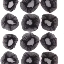 Hair Net Bun Cover Juda Net for Women and Girls Black Colour ( Pack of 12 Pcs ) Bun-image-14