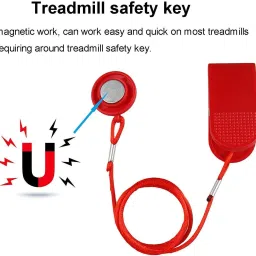 Leosportz Imported Treadmill Safety Key, Universal Treadmill Magnet Security Lock PP-112-20