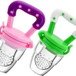 Baby Pacifier Food Feeder Silicone Fresh Fruit Milk Nibbler Feeding Safe Kids 17 Teether and Feeder-22