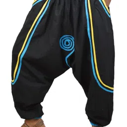 whitewhale Solid Cotton Men Harem Pants-picture-10