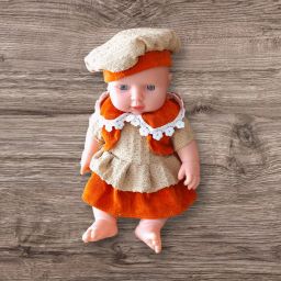 Baby Doll (30cm) M-223 Sound And Colorful Cloths, - 30 cm-image-76