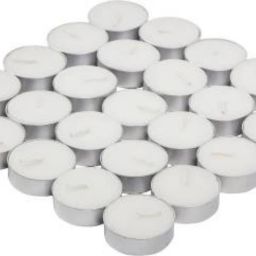 White Wax Tea Light Scented Candles Pack of 25 Candle-image-3