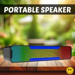 SACRO Megabar (PORTABLE HOME TV SOUNDBAR) Dynamic Thunder Sound With RGB LightC498 20 W Bluetooth Soundbar-image-74