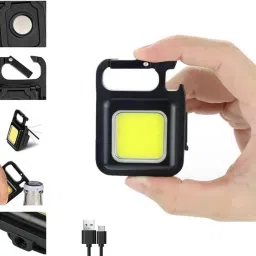 Bottle Opener Magnetic Base & Folding Bracket Mini 500Lumen Rechargeable light "LumiKey 800" is a compact keychain light with a 500-lumen maximum output Bottle Opener Set-image-3
