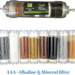 ZECQUA AAA (Antioxidant-Alkaline-Antibacterial) Mineral Cartridge 100% Food Graded ABS Plastic for RO Water Purifiers (Transparent, Large) Solid Wire Connector-picture-16