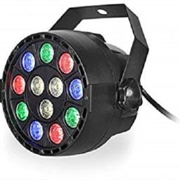 12 Leds Dmx 512 Rgb Color Mixing Wash Par Light For Disco Diwali Christmas Wedding Party Show Live Concert Stage Lighting (Black) Single Disco Ball (Ball Diameter: 6) Single Disco Ball-image-0