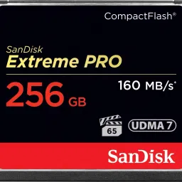 SanDisk Extreme PRO 256 GB Compact Flash UDMA 7 160 MB/sMemory Card-24