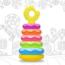 Stack & Nest Rocking Doughnut Ring Stacker-23