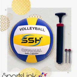 official ssh volleyball with Airpump (Size-4) Volleyball - Size: 4-picture-19