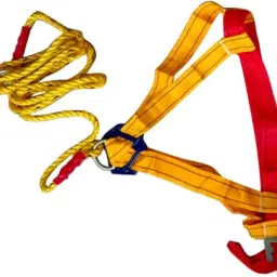 Safety Belt Half Body Harness for Height Work 3 Meter Rope, Construction Rope Climbing Harness-image-37