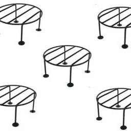 SET OF 5 ROUND POT STAND FOR OUTDOOR & INDOOR Plant Container Set-21