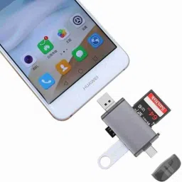 ANRENTOS 3 in 1 Card Reader USB Hub Type-C, USB, Micro USB 3.0 USB Adapter image 3