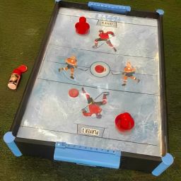 Air Hockey Playset for Kids – Ice Hockey-Themed + Mini Speaker With Mic Air Hockey Table-image-22