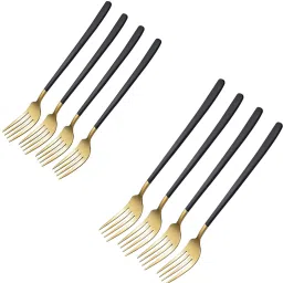 Stainless Steel Dinner Forks Table Forks Set Long Handle Forks for Buffet Forks Stainless Steel Serving Fork Set-image-39