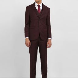 Men Regular Solid Suit-image-76