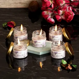 Pack of 5 mini Jar Candle - Lavender Candle-image-75