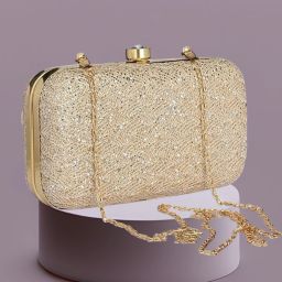 Casual, Formal, Party, Sports Gold Clutch-image-61
