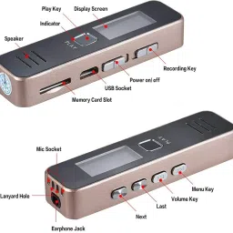 NXXTTNK Mini Digital Voice Recorder Built in Speaker NA Voice Recorder image 3