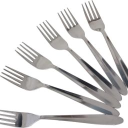 italica Premium 6 Pcs Desert Fork set with Sigma handle Design Stainless Steel Dessert Fork Set image 3