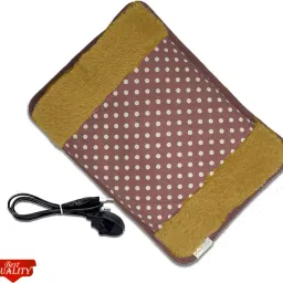 100% Leak Proof Instant Joint-Muscle Pain Reliever Velvet Fur, Electric 1 L Hot Water Bag-image-25