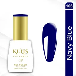 UV Gel Nail Polish 16ml Brush Cap Bottle| Pro Range UV Lamp Cured Gel Color K106 Color: Navy Blue-image-23