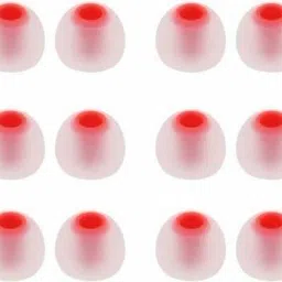 QWEEZER 12Pcs Silicone Rubber Earbuds Tips, Eartips, Earpads, Earplugs, for Replacement in Earphones and Bluetooth Medium Size 6 Pairs (12 Pcs ) In The Ear Headphone Cushion-image-73