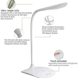 bhajanlal greenery Study LED Touch On/Off Switch Student Study Table Lamps147_TL211_L1532_L2924 Table Lamp image 2