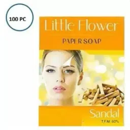Sandal Paper Soap For Hand Wash, Face Wash_10pkt (10*10=100 pies)-image-60