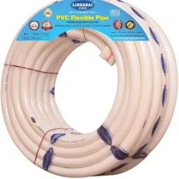 1 inch PVC, Flexible, White Hose Pipe for Gardening, Washing, 16 ft. Approx Hose Pipe-picture-15