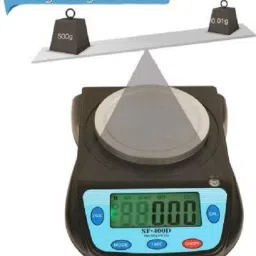 D-DEVOX Electronic Compact Weighing Scale (Black &Blue) Weighing Scale image 3