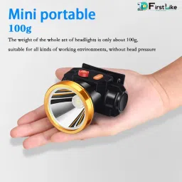 firstlike NEW Long-Lasting Rechargeable Waterproof High-Power Lithium Battery Headlamp Torch image 3
