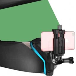 HRYFiNE Helmet Head Belt/Strap|Chin Mount For Camera MotoVlogging With 360 Mobile Holder Strap-29