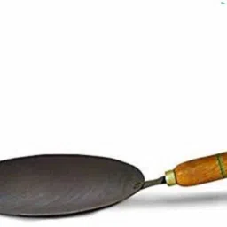 Tawa For Roti ,Chapati, Tawa 27 cm diameter wooden Handle make chapatis rotis Tawa 27 cm diameter-9